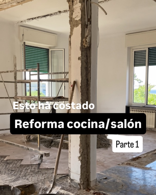 Ejemplo de contenido: explicación del coste de una reforma de cocina y salón